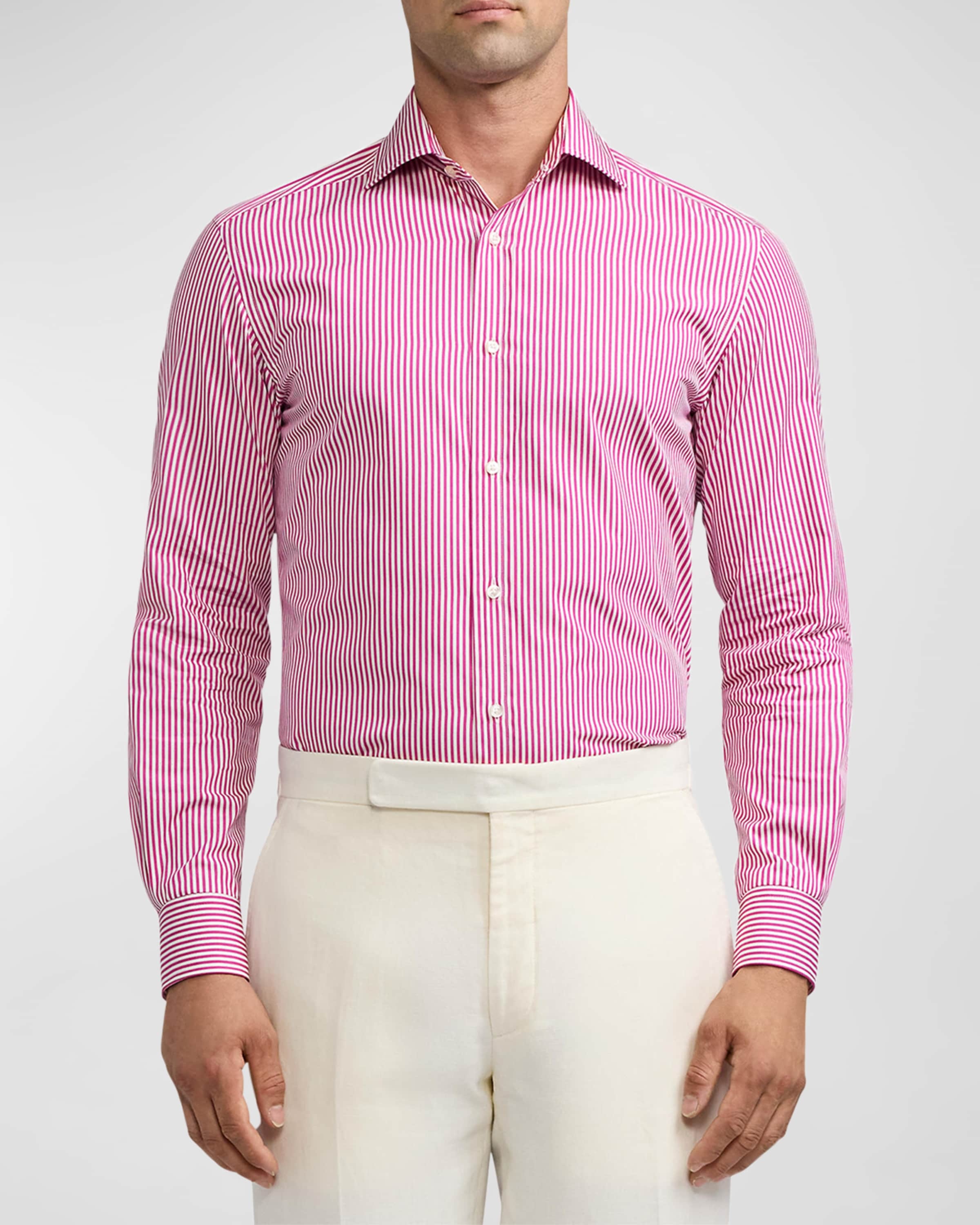 Men's Bengal Stripe Poplin Sport Shirt - 2