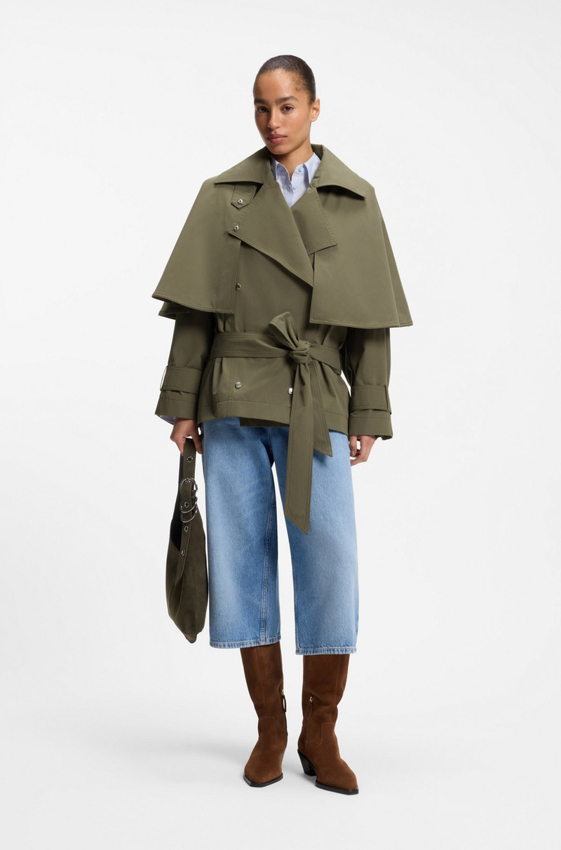 BOSS WATER-REPELLENT TRENCH COAT WITH BELT outlook