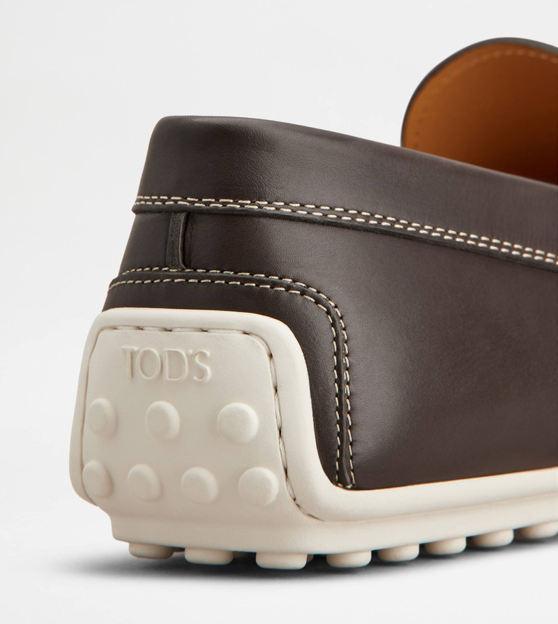 CITY GOMMINO LOAFERS IN LEATHER - BROWN 5