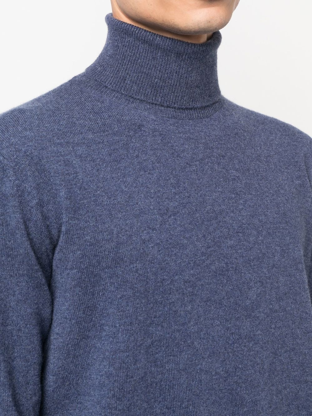 roll-neck cashmere jumper - 5