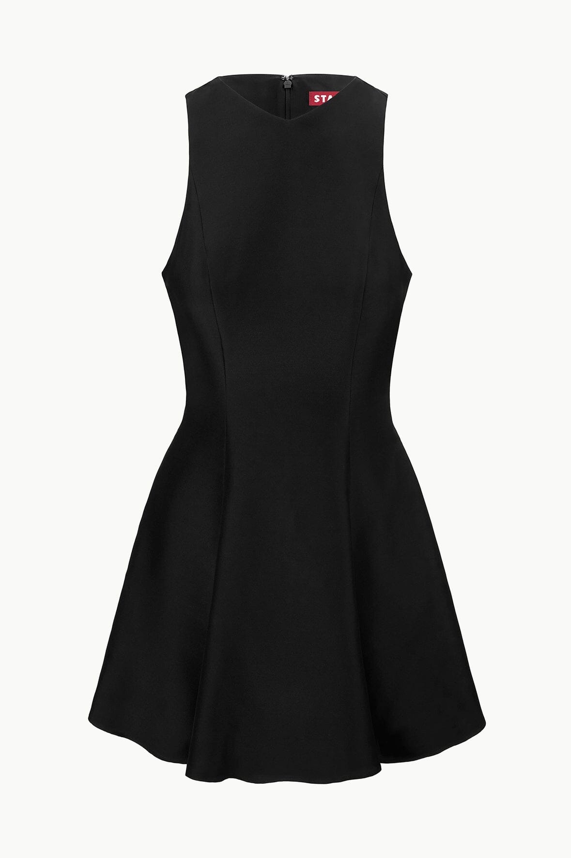 STAUD MINI HEIKE DRESS BLACK - 1