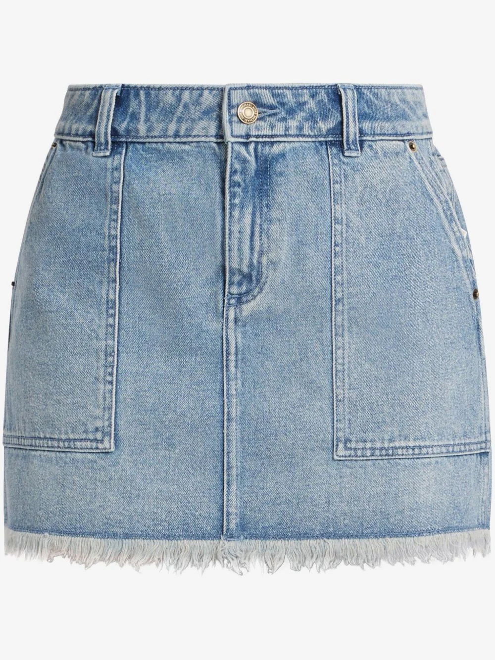denim mini skirt - 1
