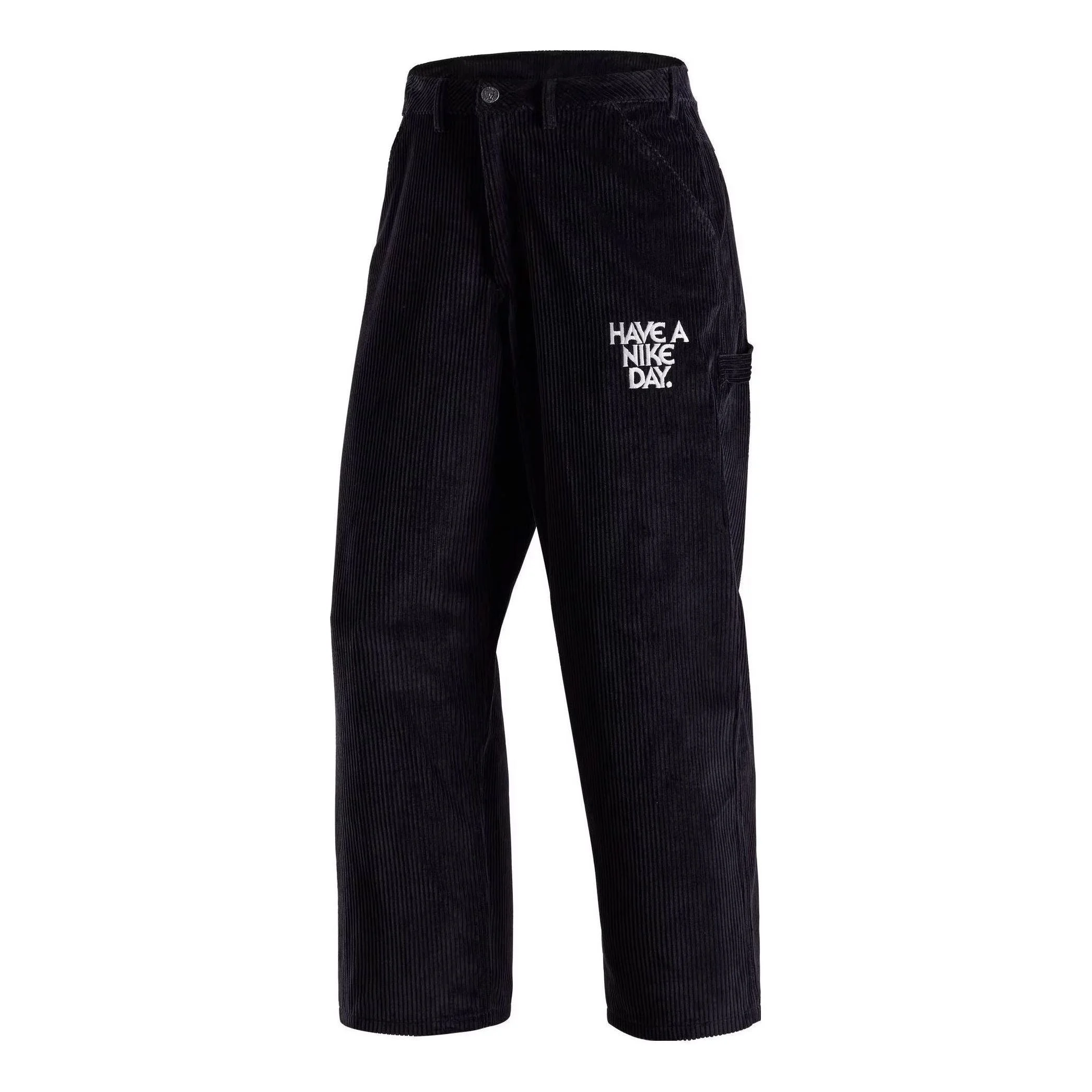 Nike Life Corduroy Cargo Trousers 'Black' HF0354-010 - 1