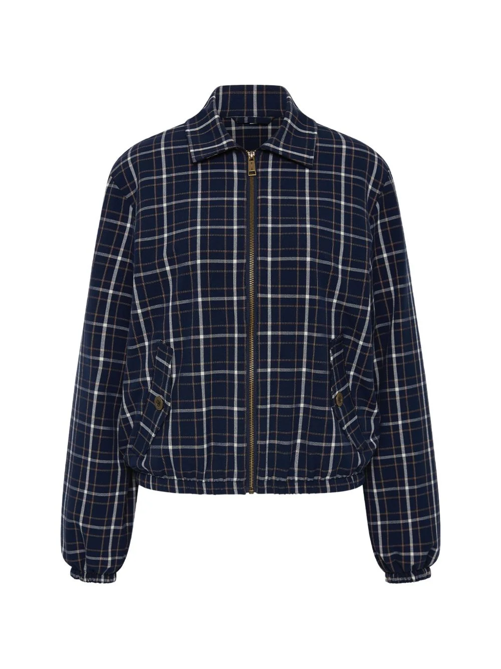 Valencia Lexi collared check jacket - 1