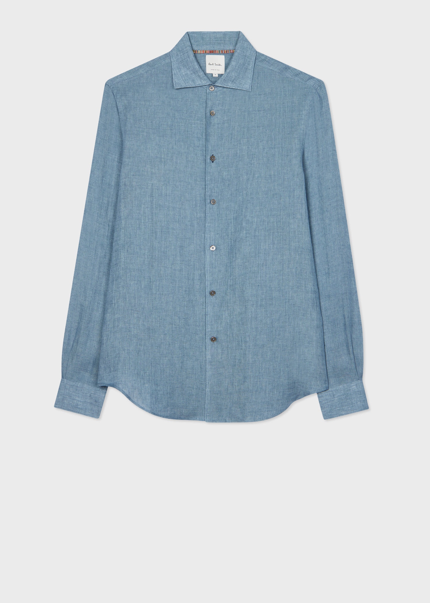 Light Blue Linen Shirt - 1