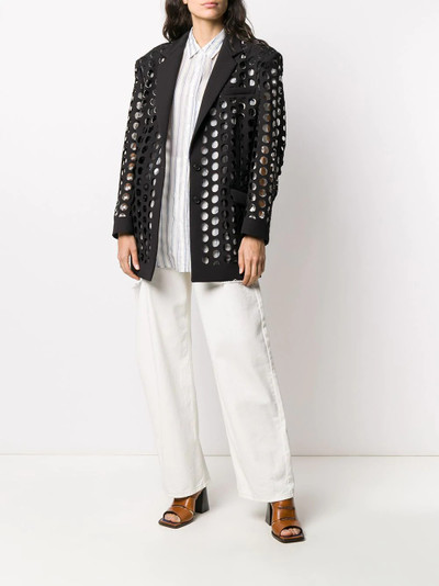 Maison Margiela punchhole blazer jacket outlook