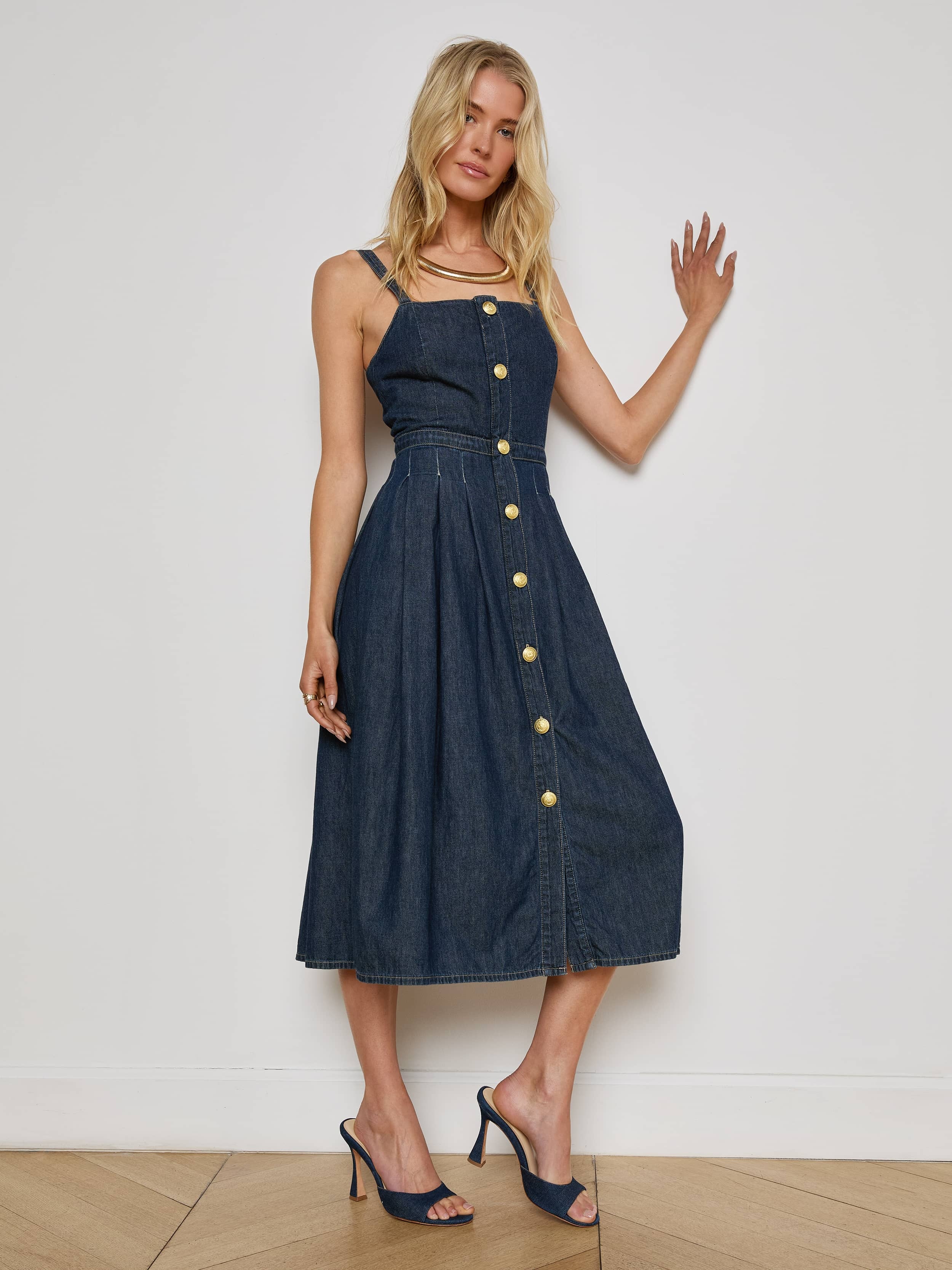 Esmeralda Chambray Dress - 3