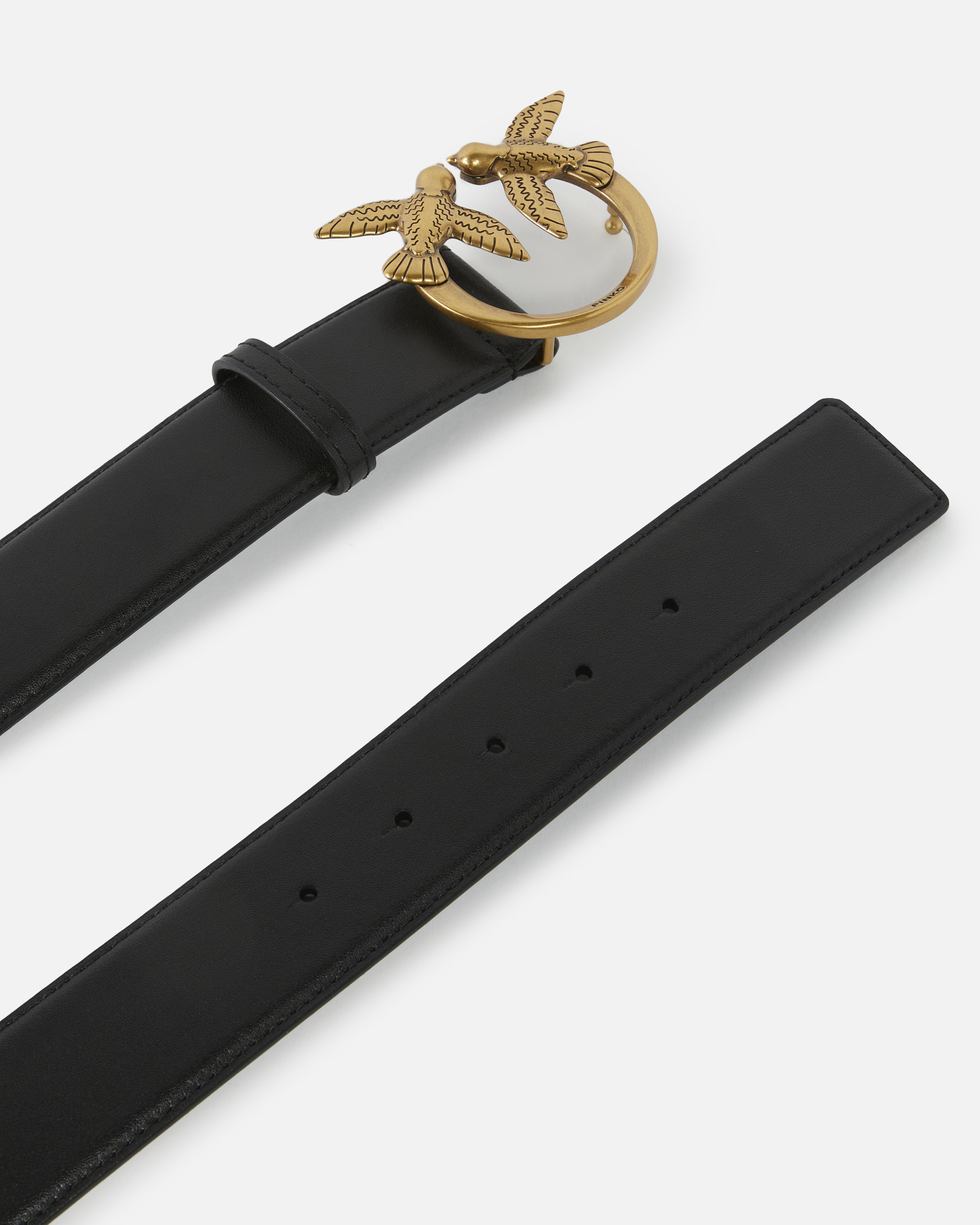 LOVE BIRDS HIGH LEATHER BELT 4CM - 3