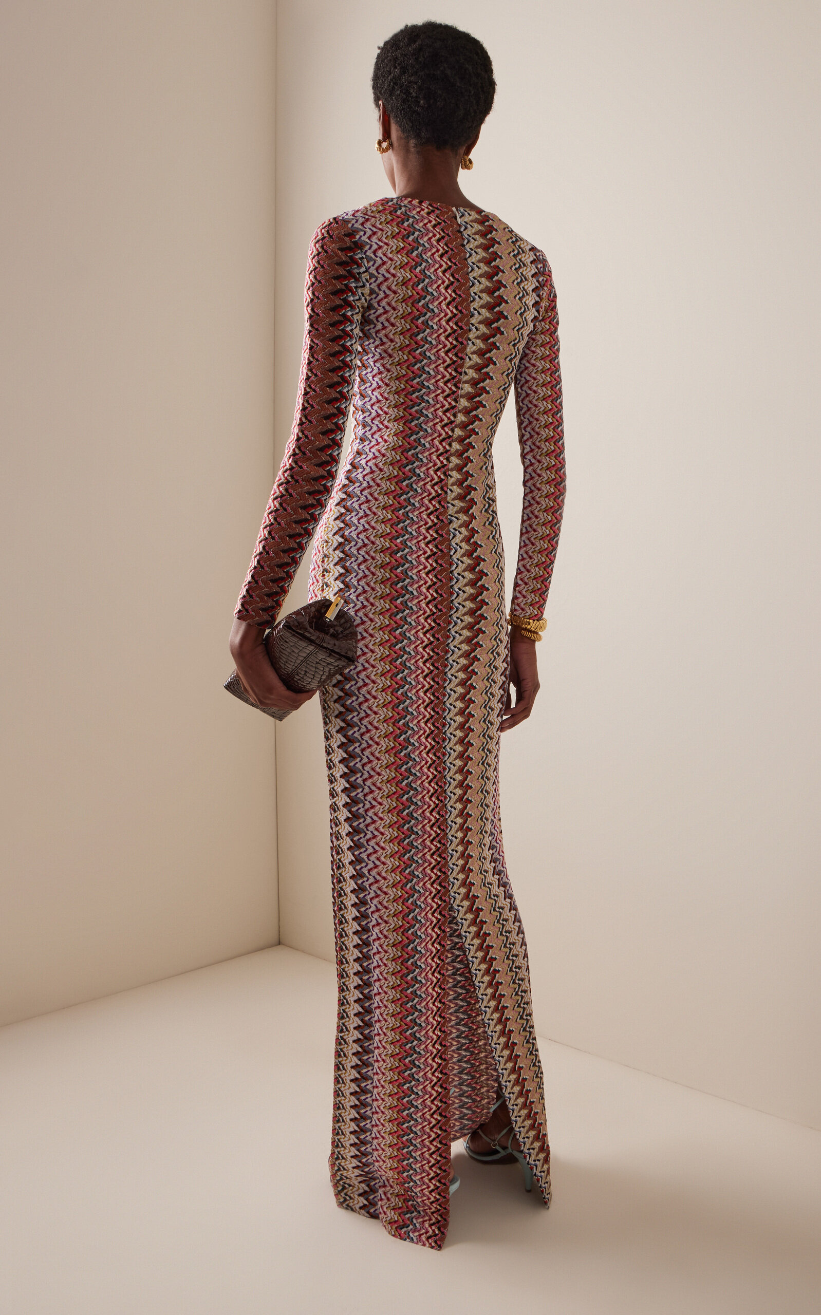 Crocheted Wool-Blend Maxi Dress multi - 4
