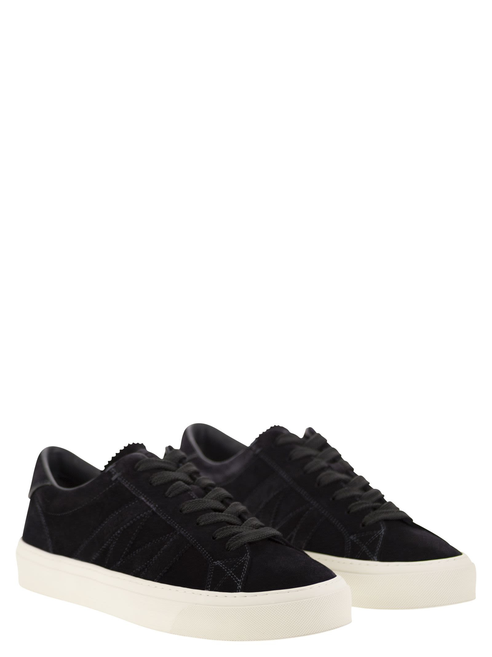Moncler Men Monaco2 - Suede Trainers - 4