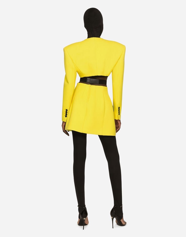 Woolen jacket with contrasting buttons - 5