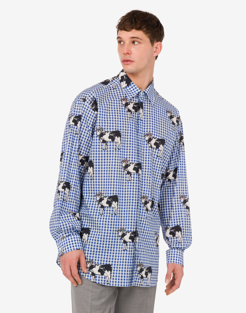 Moschino COTTON POPLIN SHIRT ARCHIVE outlook