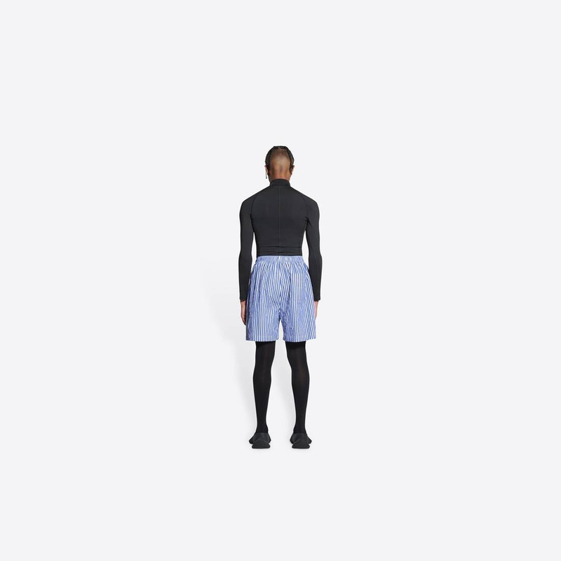 BALENCIAGA Men's Pyjama Shorts in Blue outlook