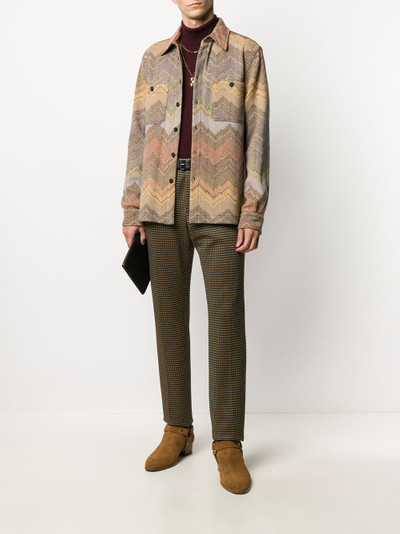 Missoni zigzag wool shirt outlook