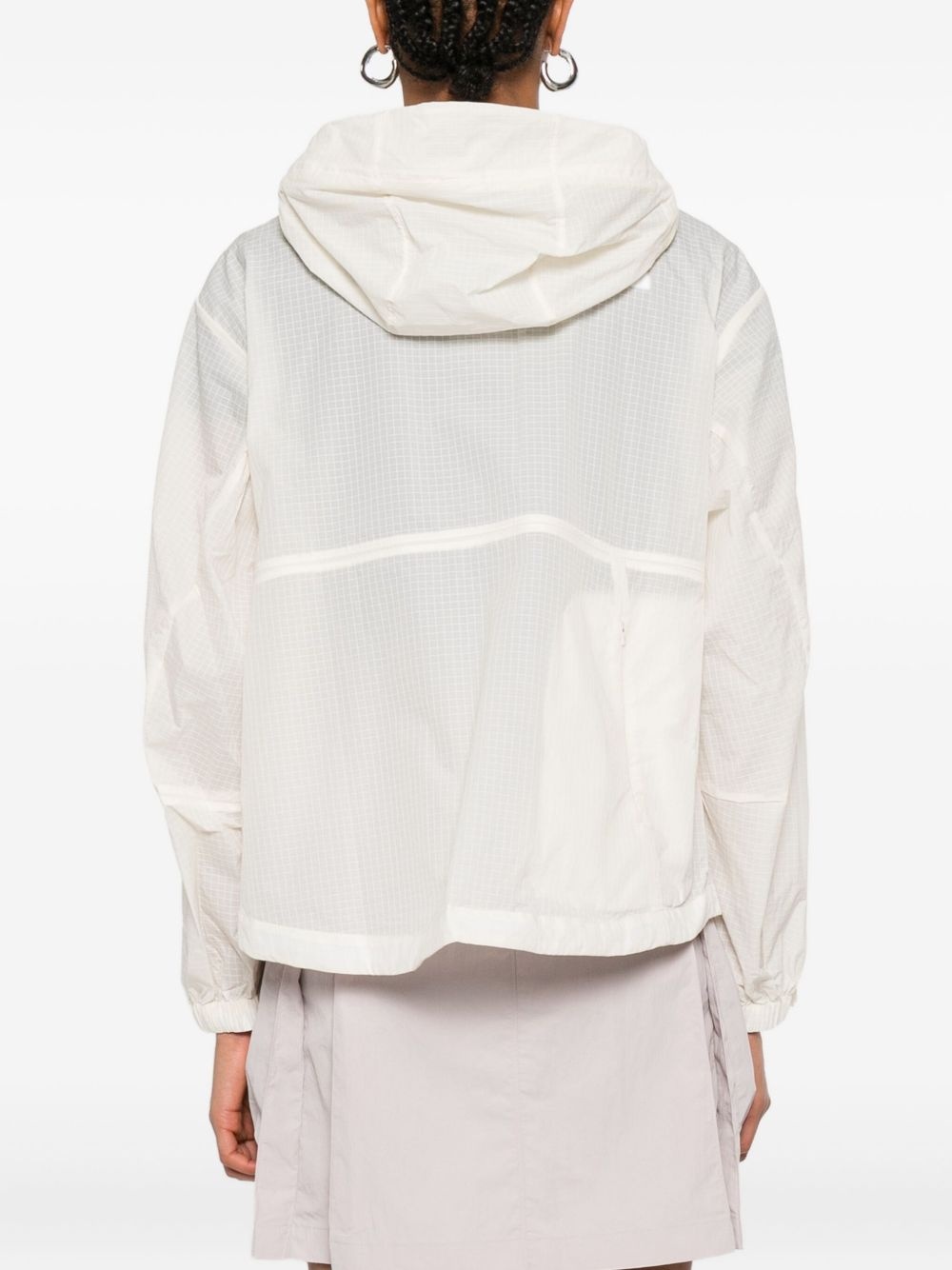 hooded zip-up windbreaker jacket - 4