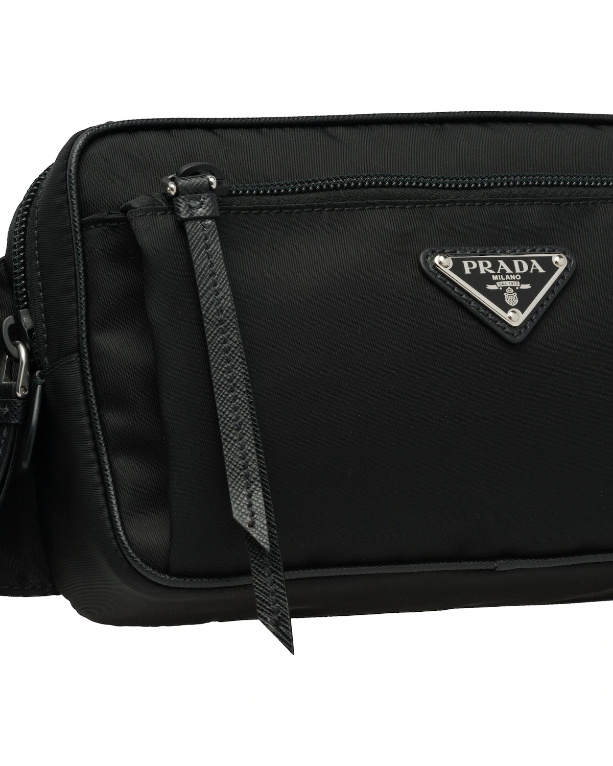 Nylon and leather belt bag - 6