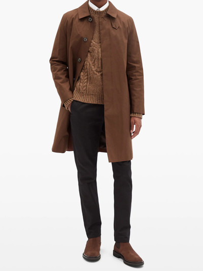 Mackintosh Dunkeld wool-lined cotton coat outlook