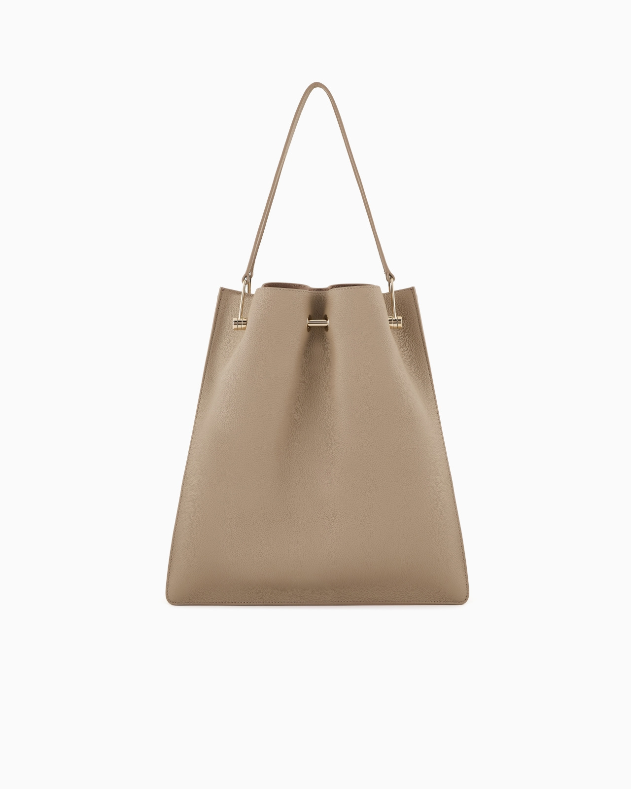 MEDIUM SHOPPER BAG IN PEBBLED LEATHER - 3