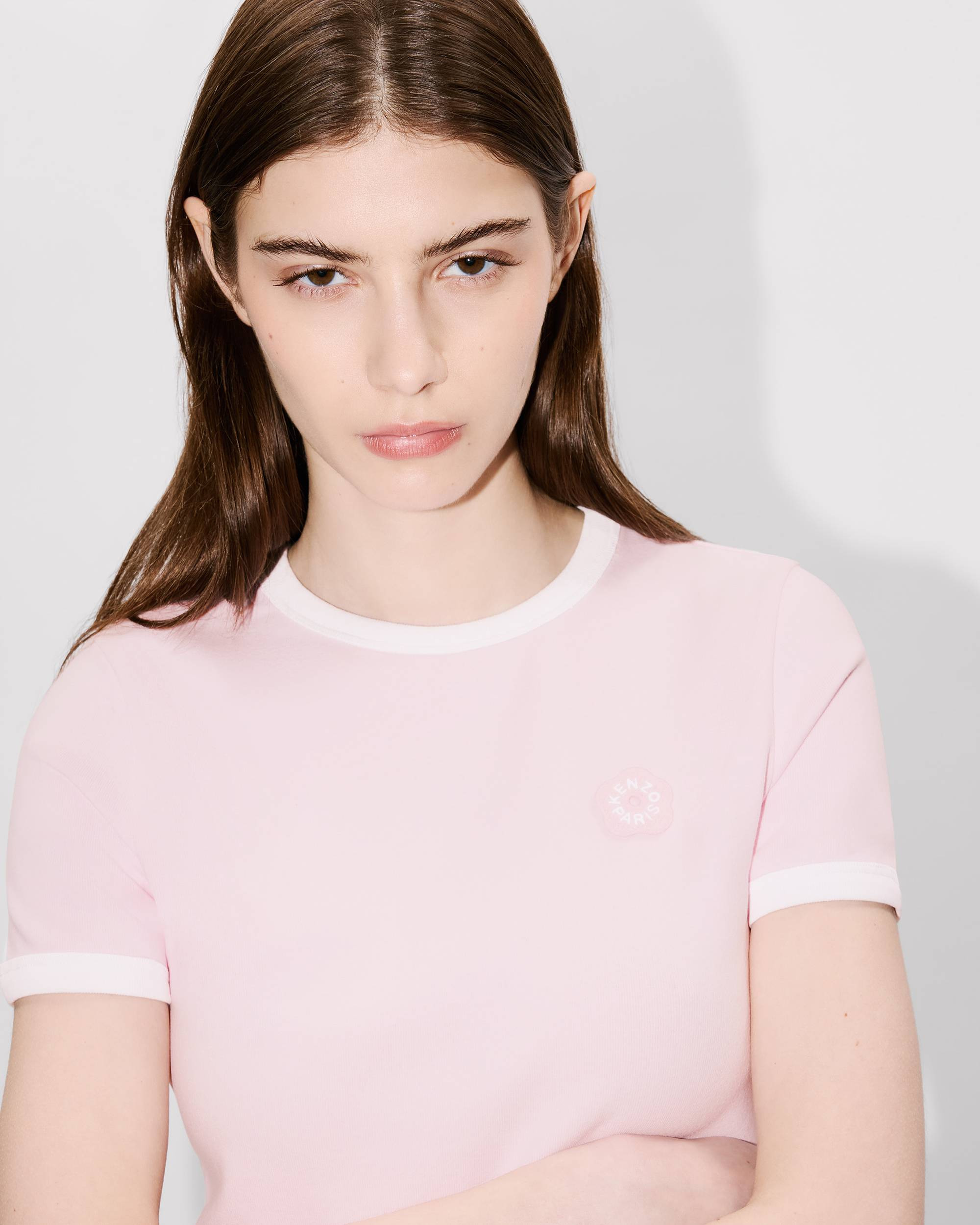 'Boke Flower 2.0' embroidered rib T-shirt - 6