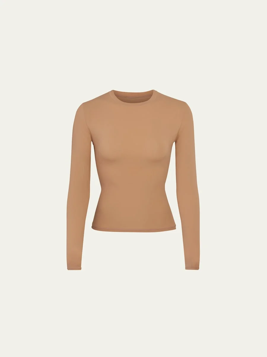 Fits Everybody Long-Sleeve Crewneck T-Shirt - 1