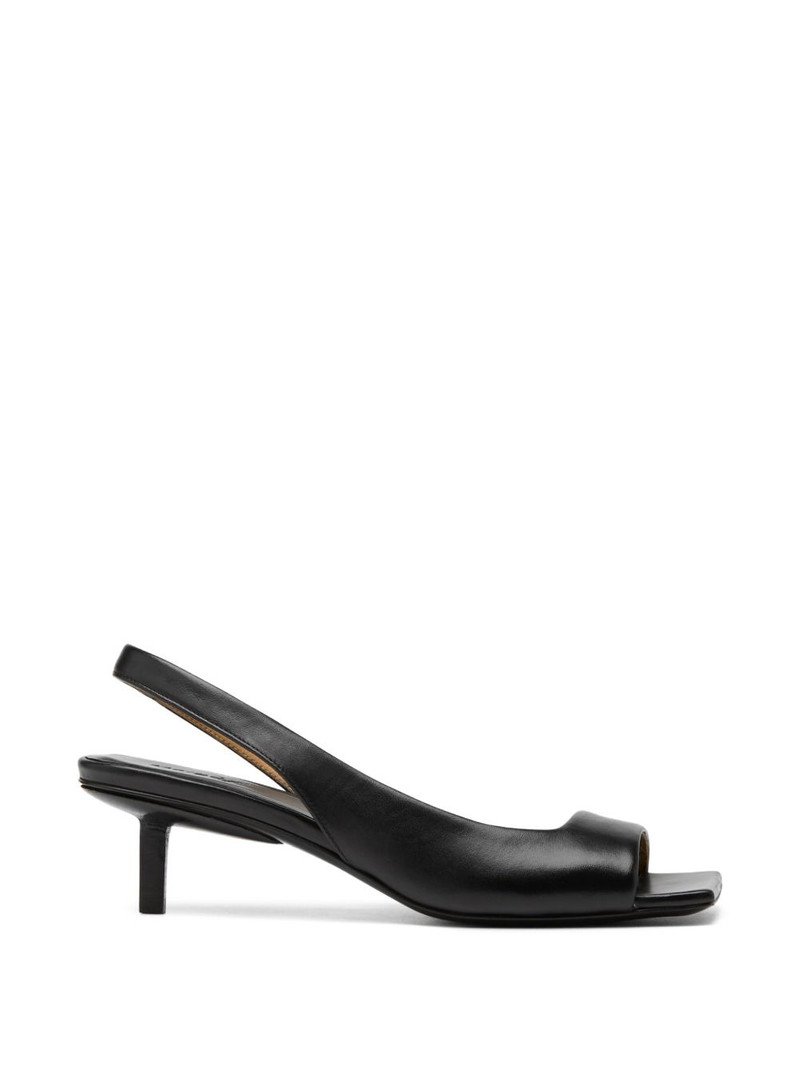 square-toe heeled sandals 1