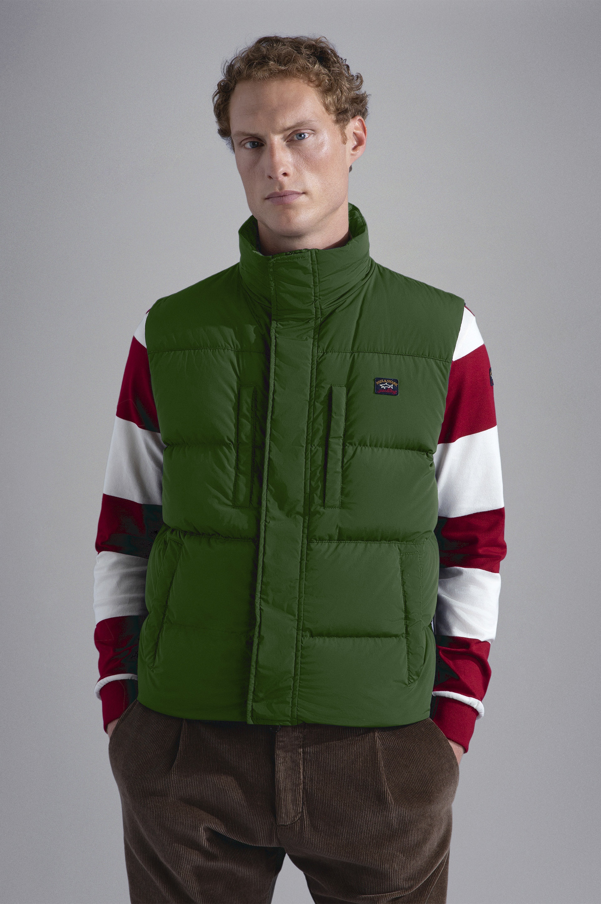 GARMENT DYED ECONYL® NYLON VEST - 6