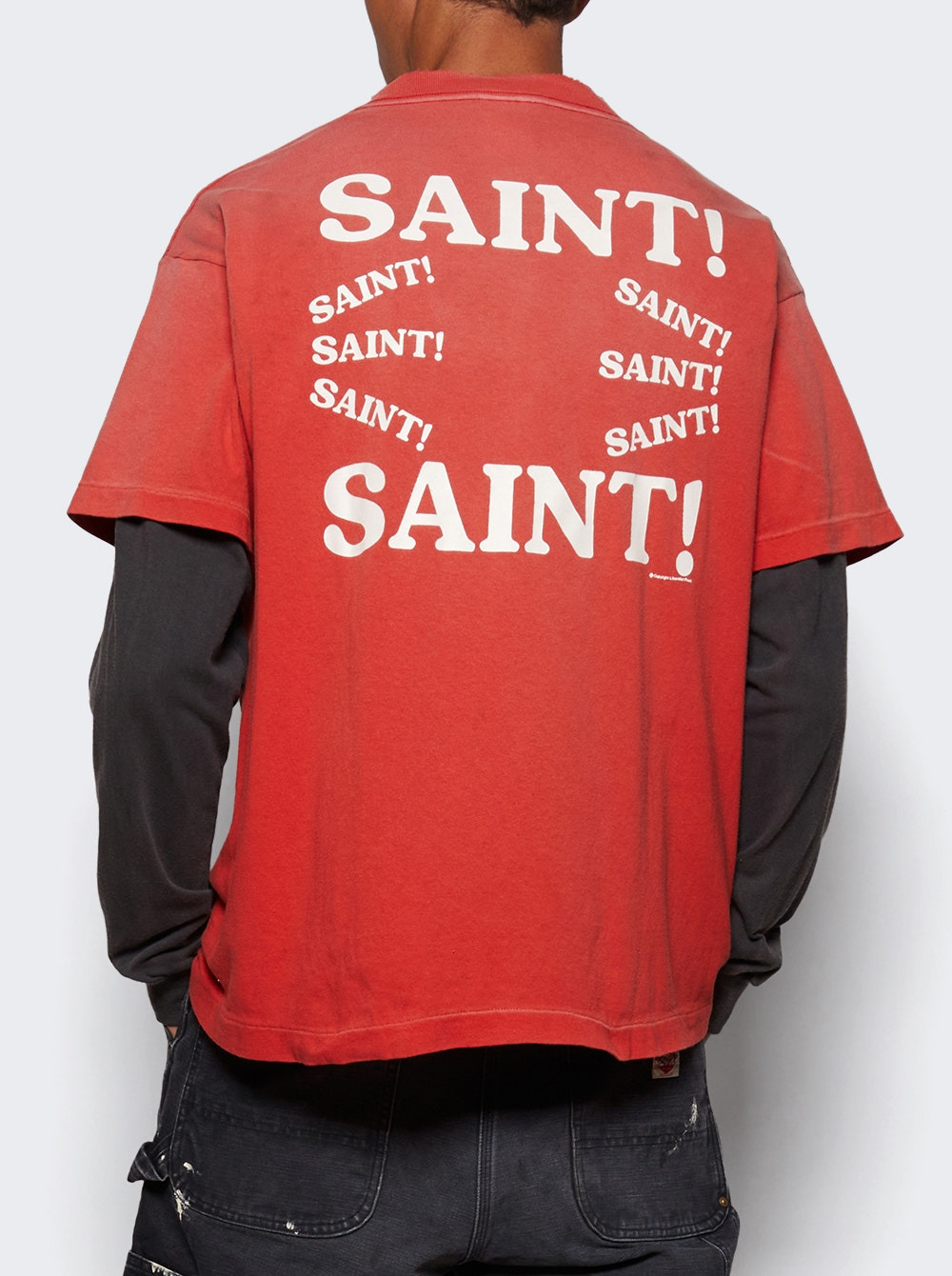 Saint Short Sleeve Tee Red - 4