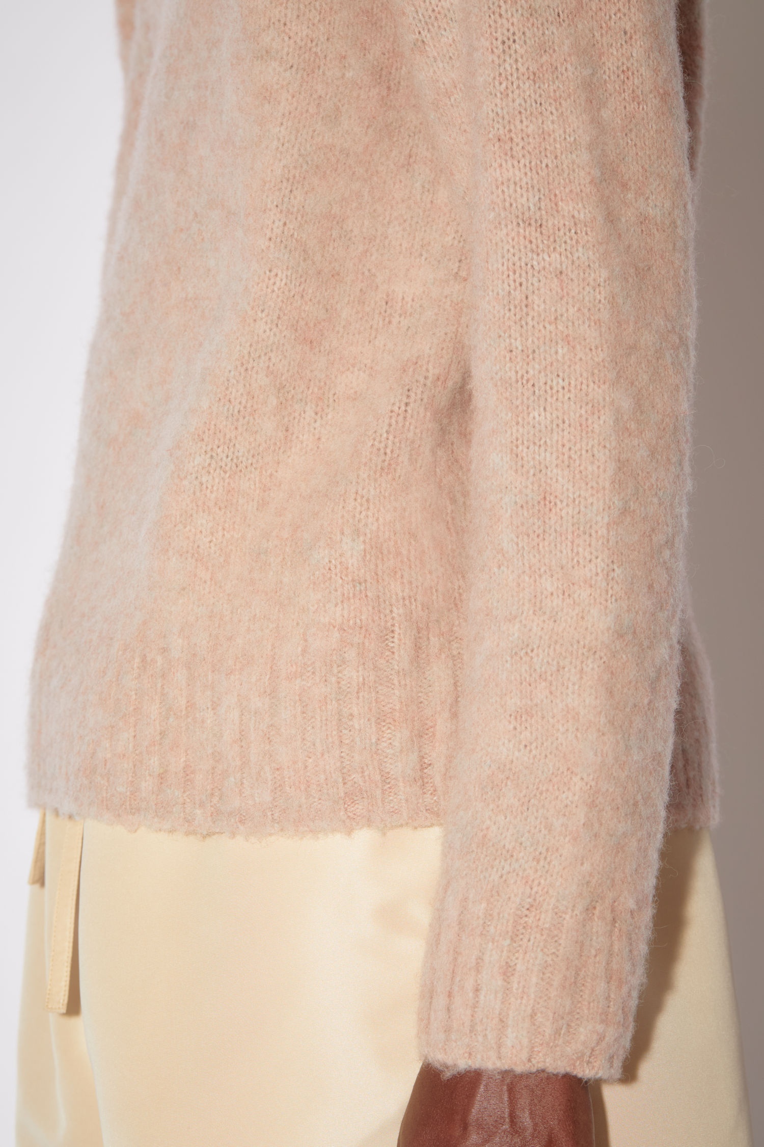 Crew neck sweater - Pastel pink - 5