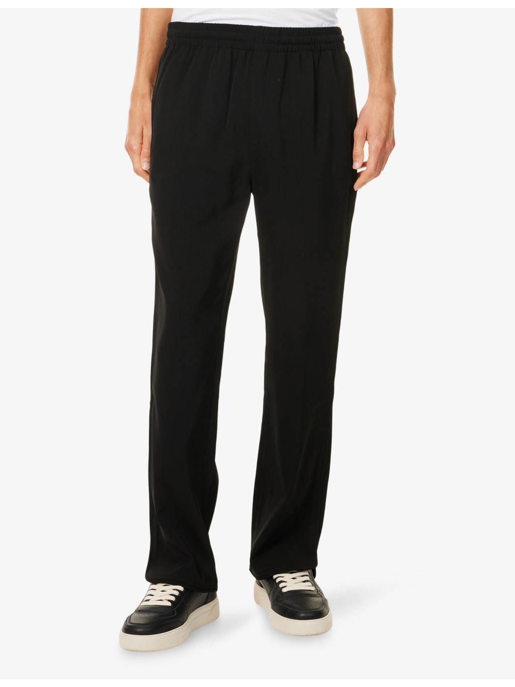 Relaxed-Fit Piped Woven Trousers - 3