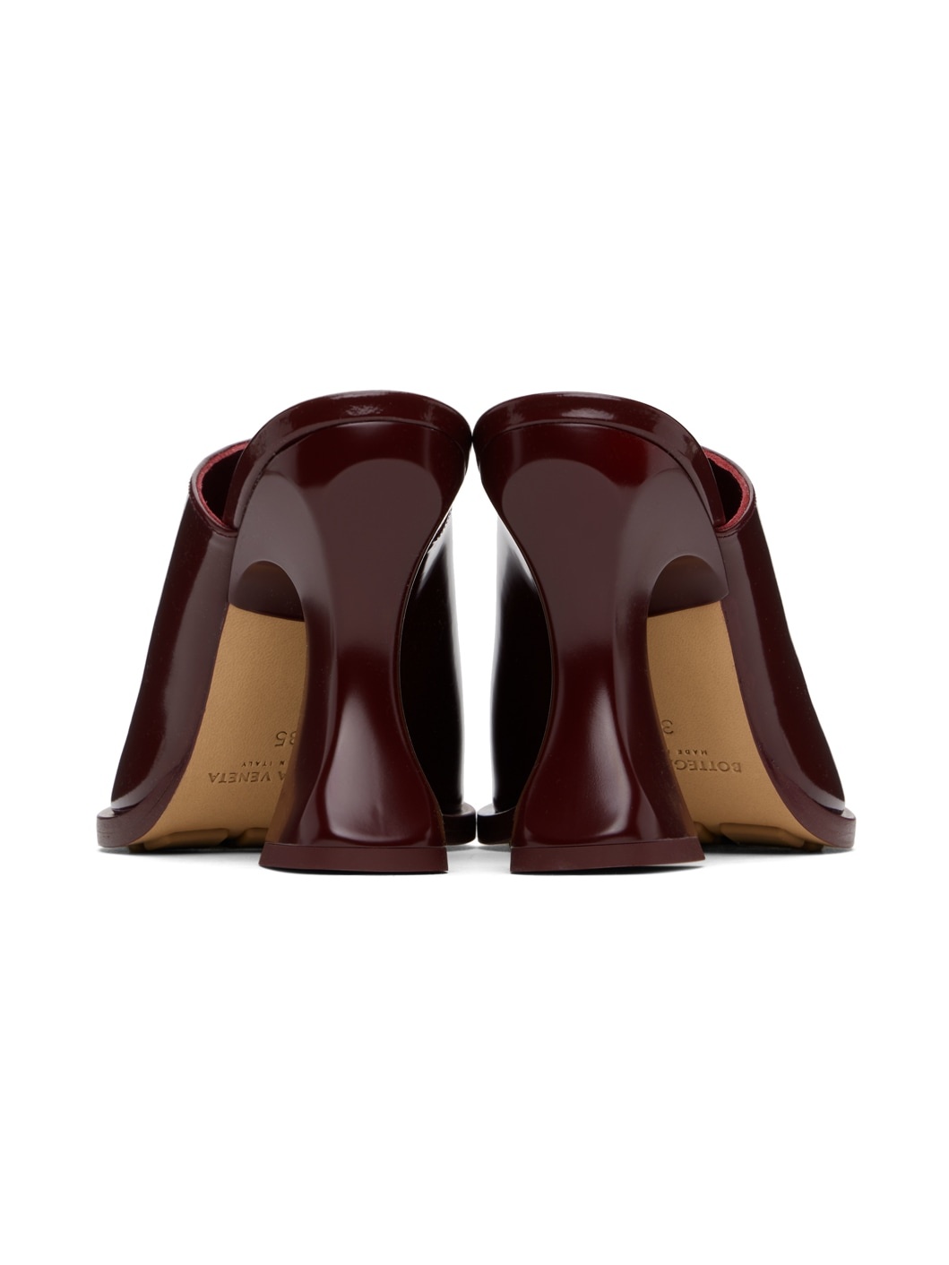 Burgundy Cha-Cha Mules - 2