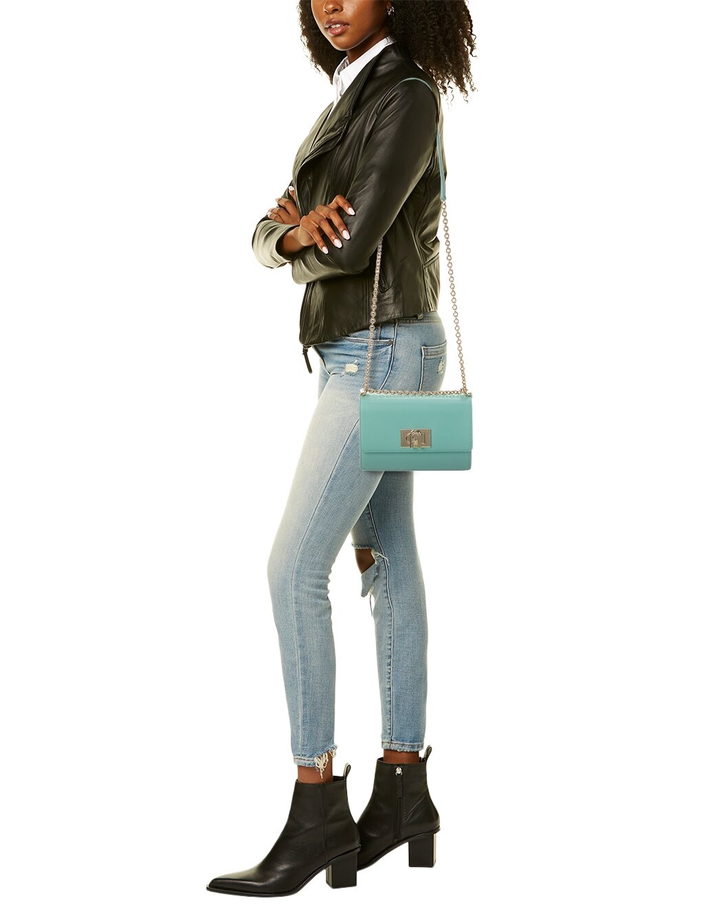 Furla 1927 Mini Leather Crossbody - 4