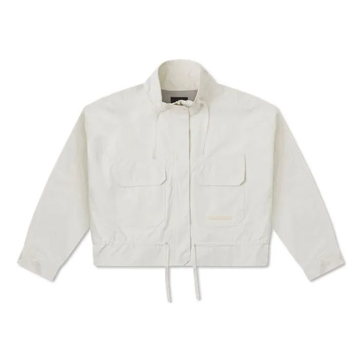 (WMNS) Converse De Luxe Jacket 'White' 10026915-A01 - 1