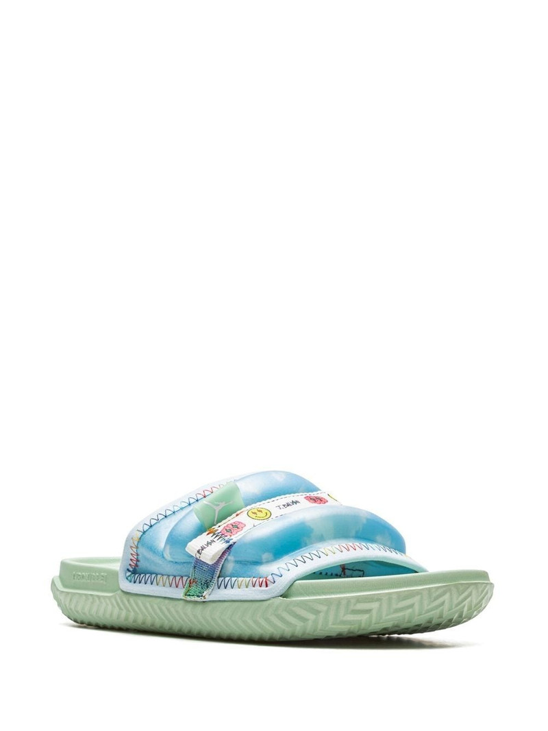 Jordan x J Balvin Super Play SP slides outlook