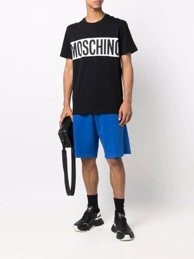 Moschino logo-print organic cotton T-shirt outlook