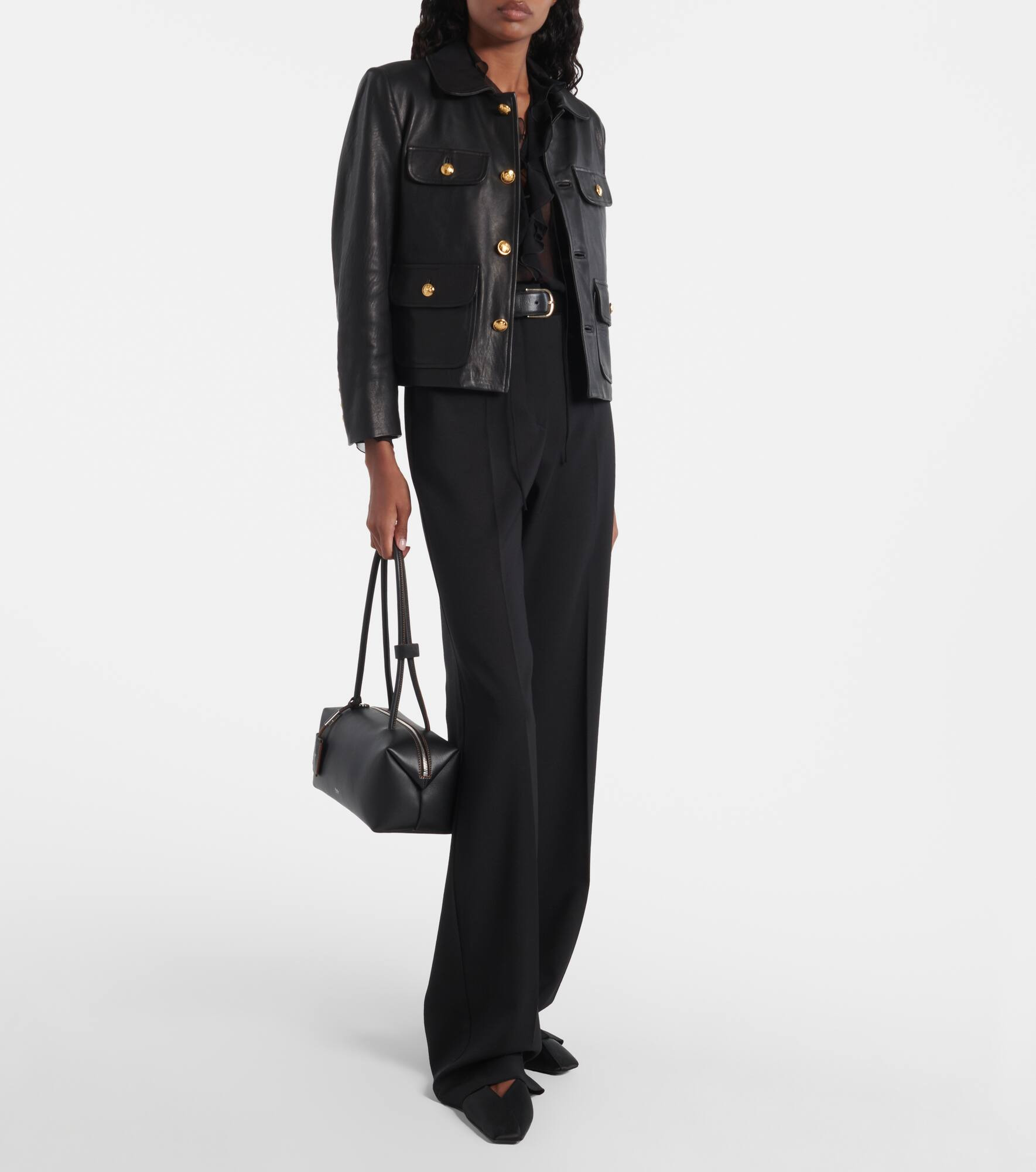Gisella ruffled silk chiffon blouse - 2