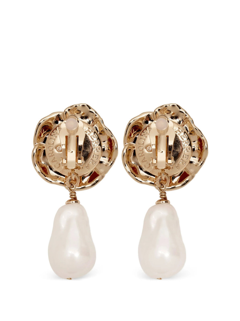 Carolina Herrera Flower-motif Earrings 3