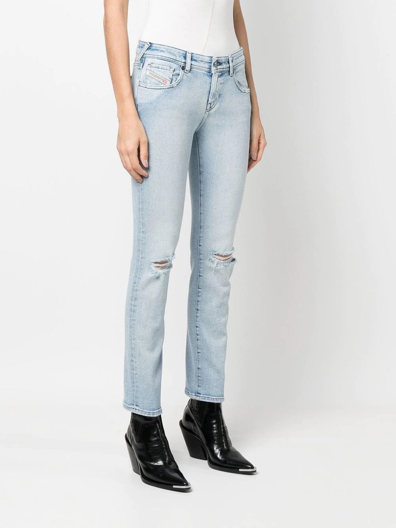low-rise slim-cut jeans 3