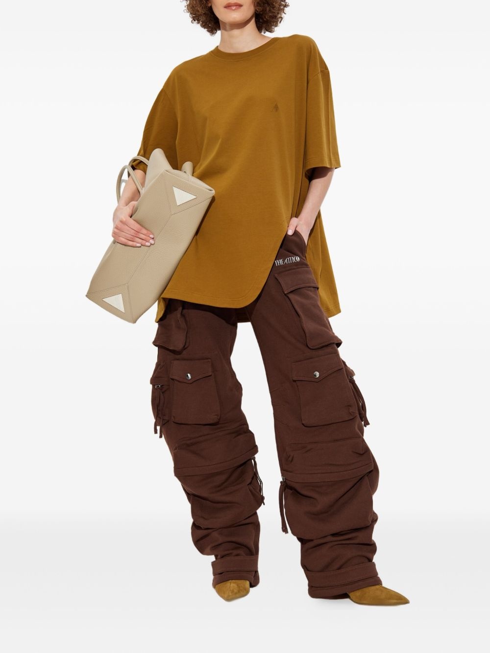 embroidered side-slit T-shirt - 2
