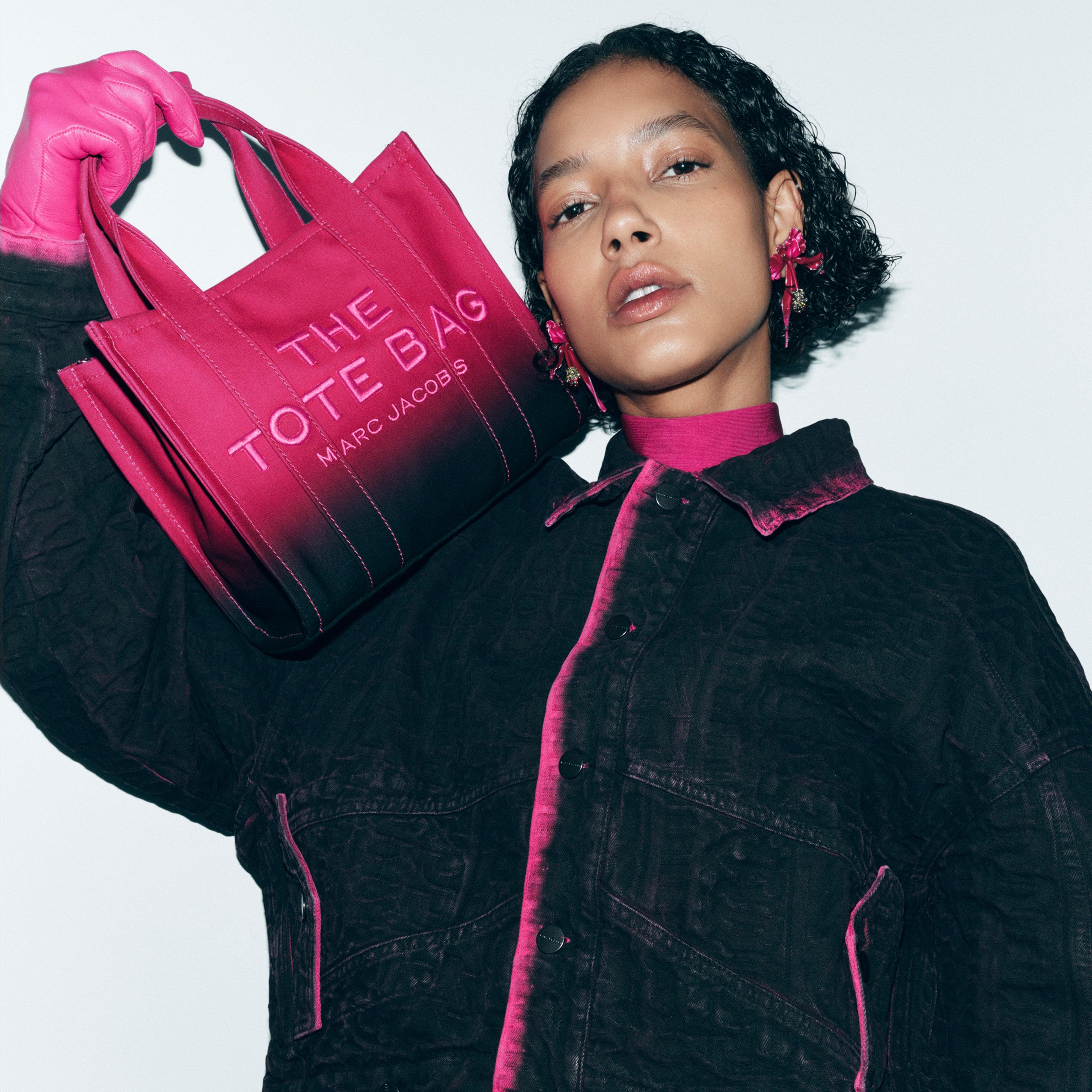 Marc Jacobs THE OMBRÉ COATED CANVAS SMALL TOTE BAG REVERSIBLE