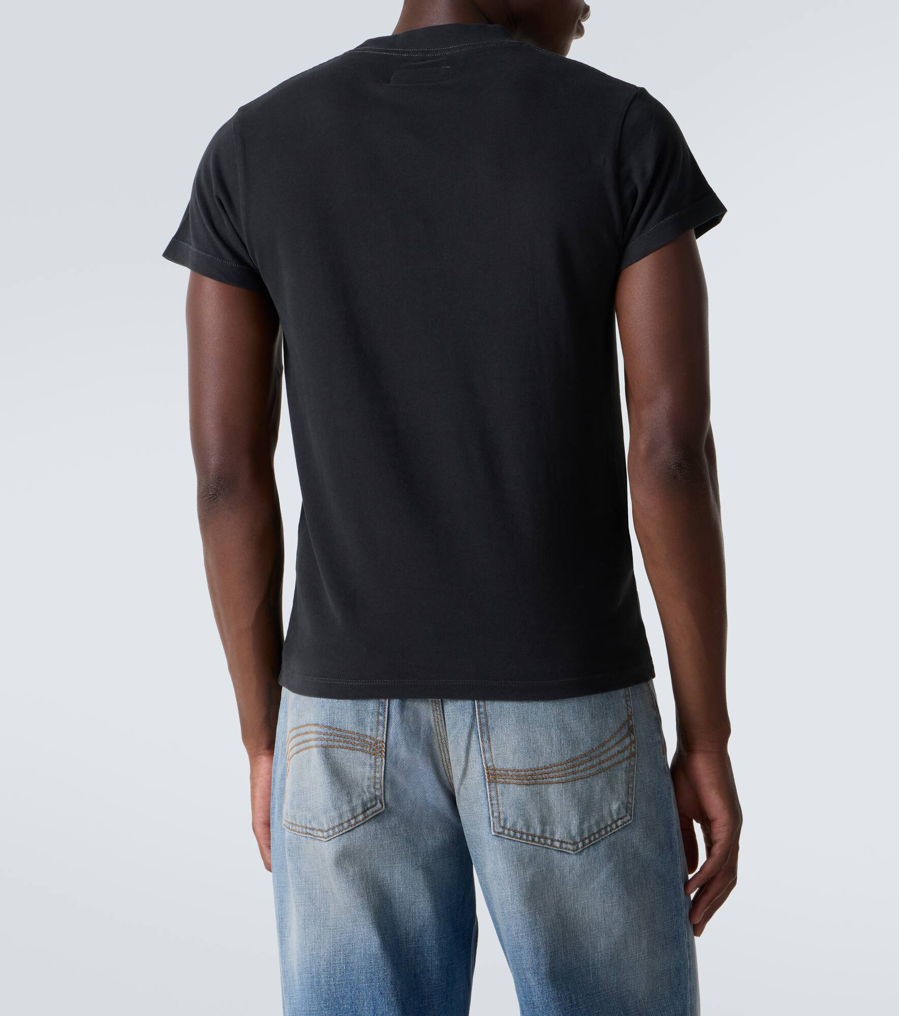 Embellished cotton jersey T-shirt - 4