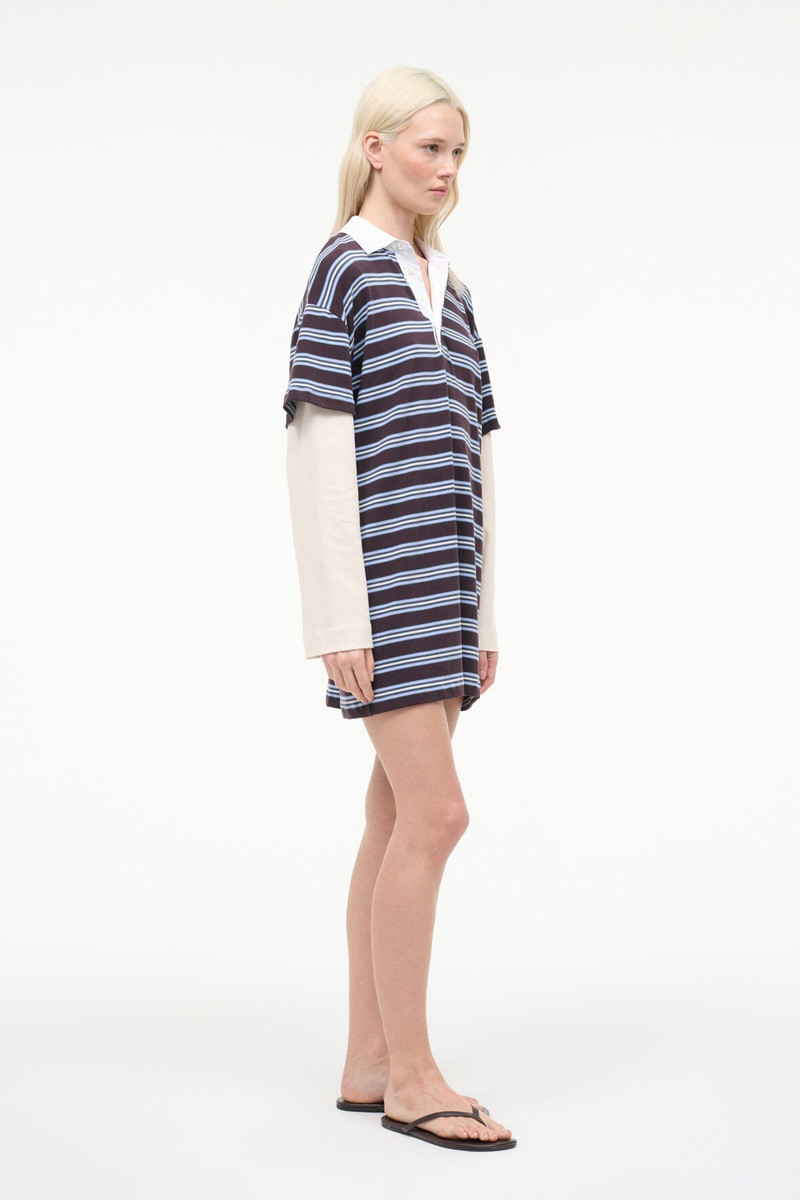 STAUD IVAR DRESS REDONDO STRIPE 5