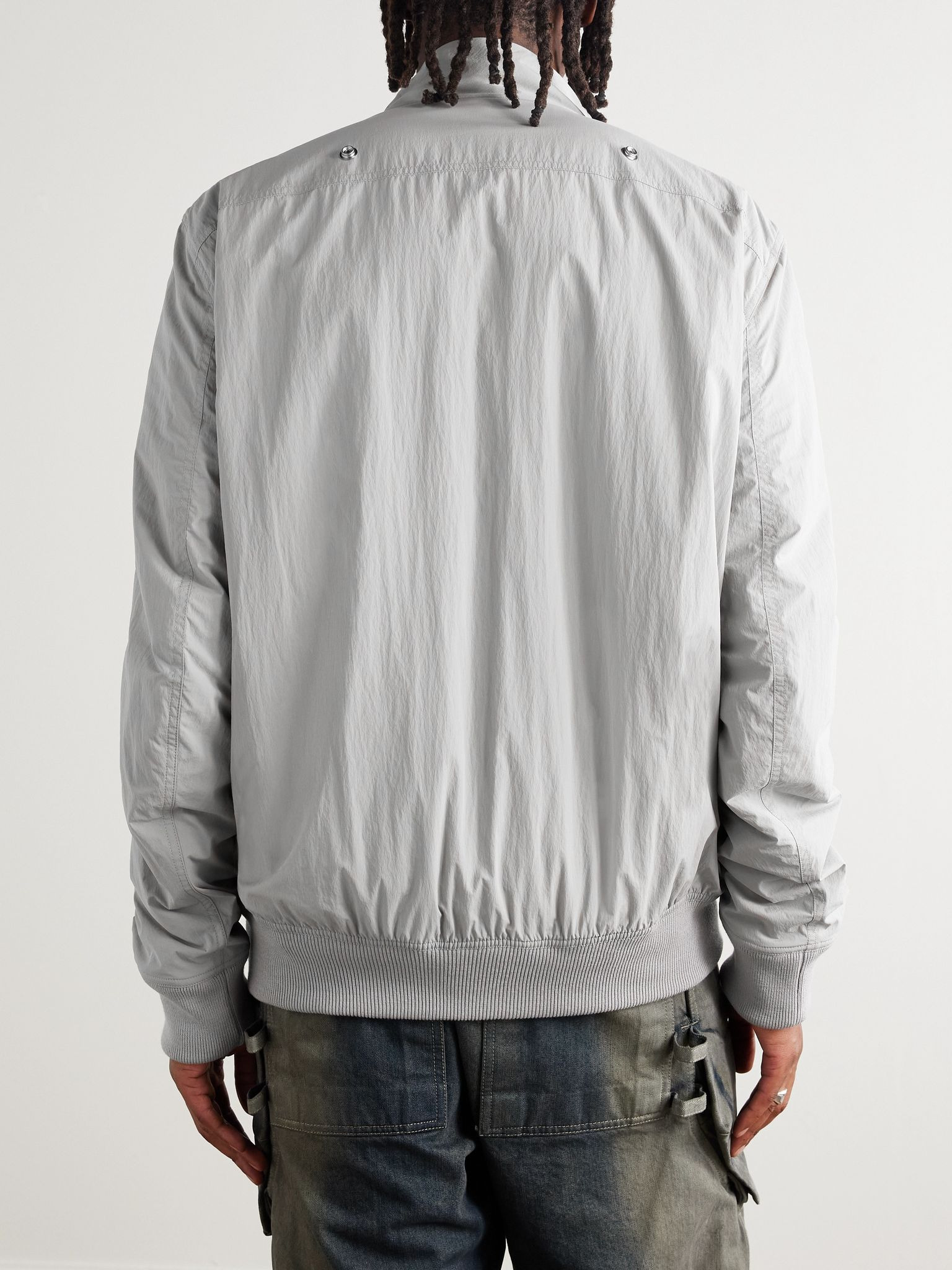 Hollywood Shell Bomber Jacket Light gray - 3