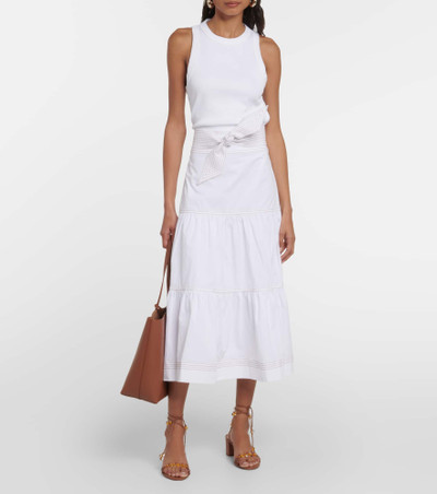 VERONICA BEARD Austyn cotton-blend maxi dress outlook