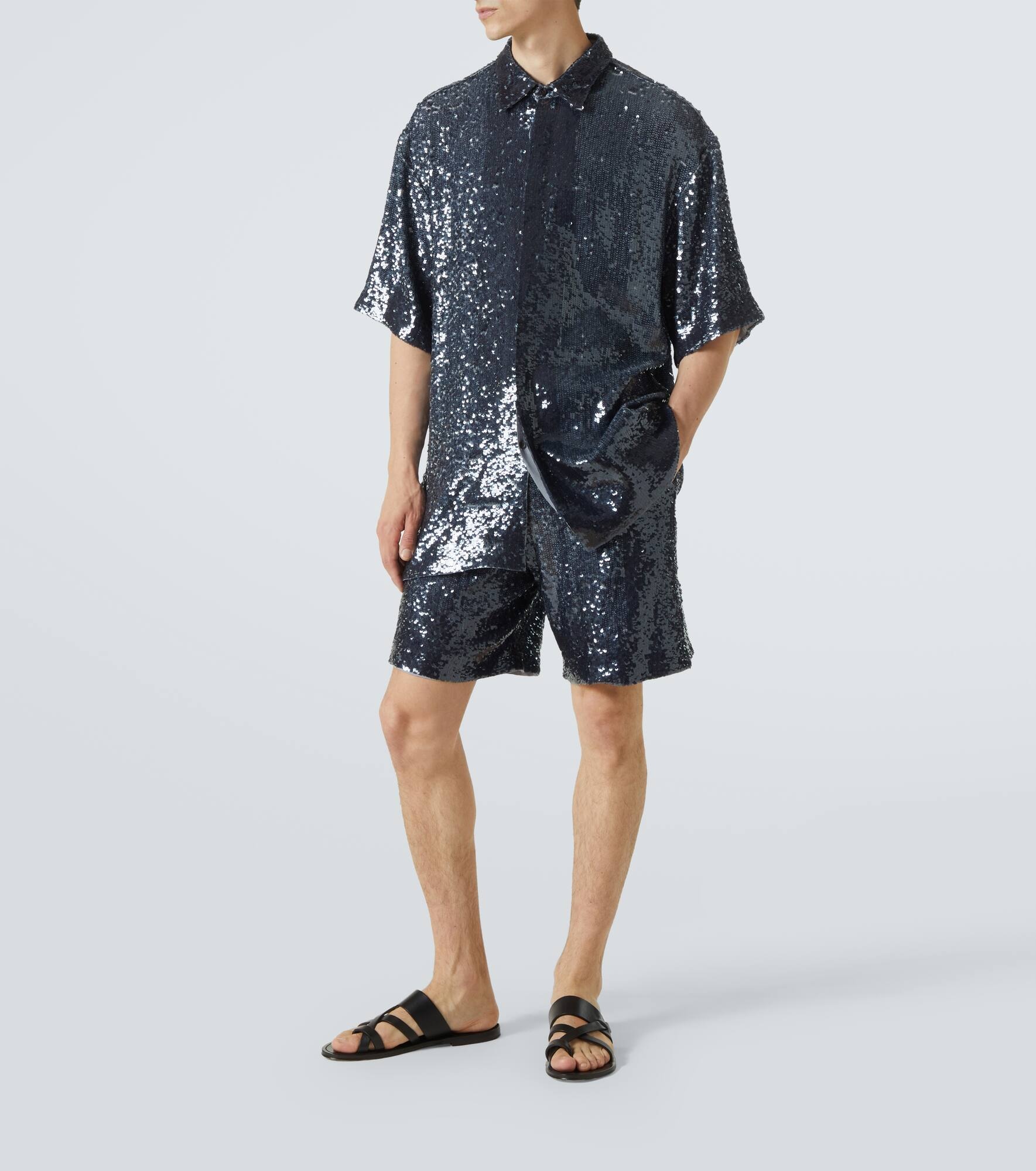 Sequined Bermuda shorts - 2