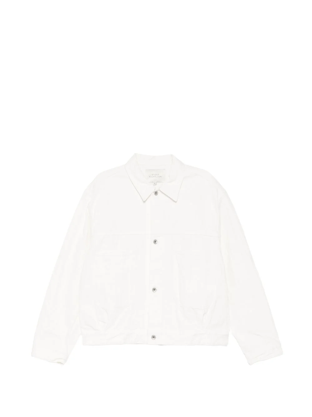 button-up denim jacket - 1