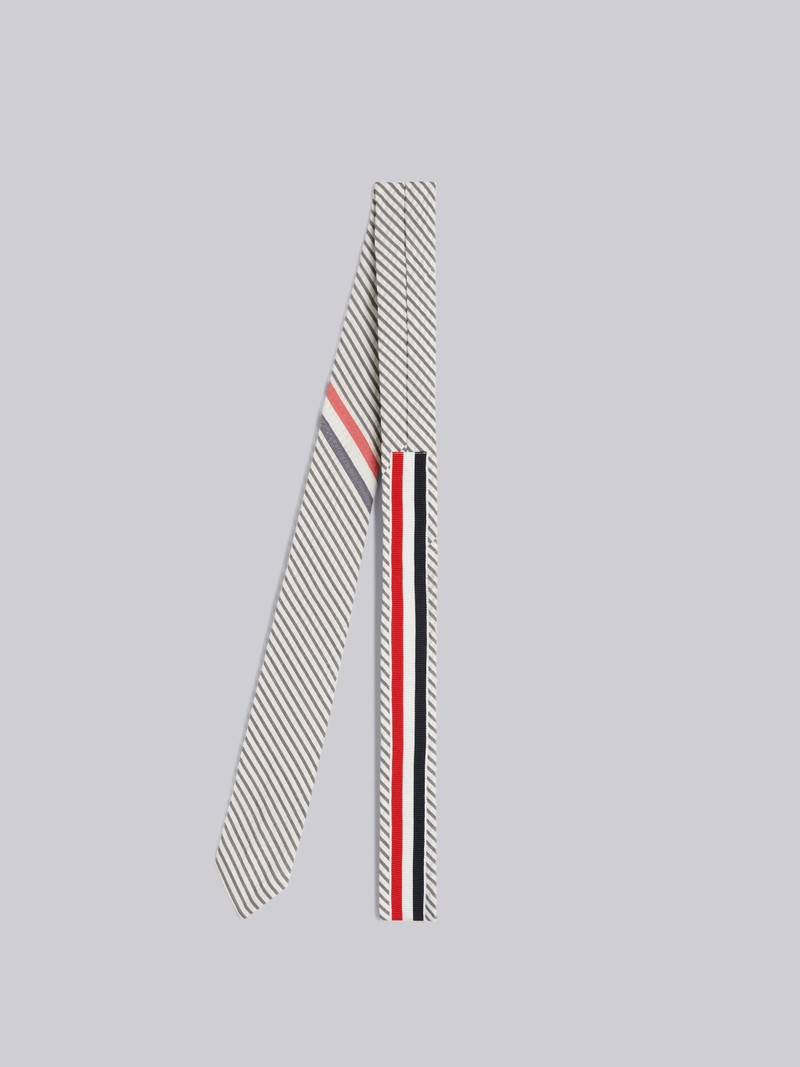 Medium Grey Wool Engineered RWB Tie 3