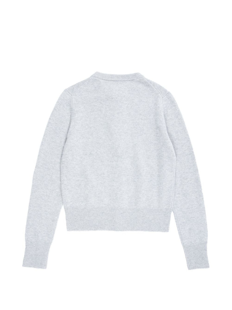 extreme cashmere crew-neck cashmere cardigan outlook