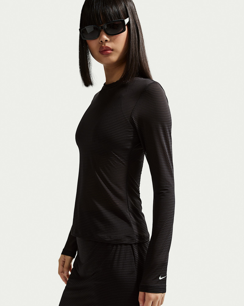 Nike Sportswear Women's Tight Long-Sleeve Sheer Top 3