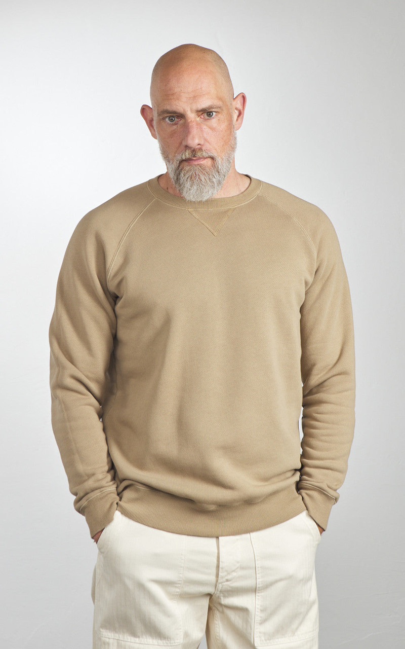 FORTELA FORTELA HARVARD CREWNECK SWEATSHIRT TOBACCO outlook