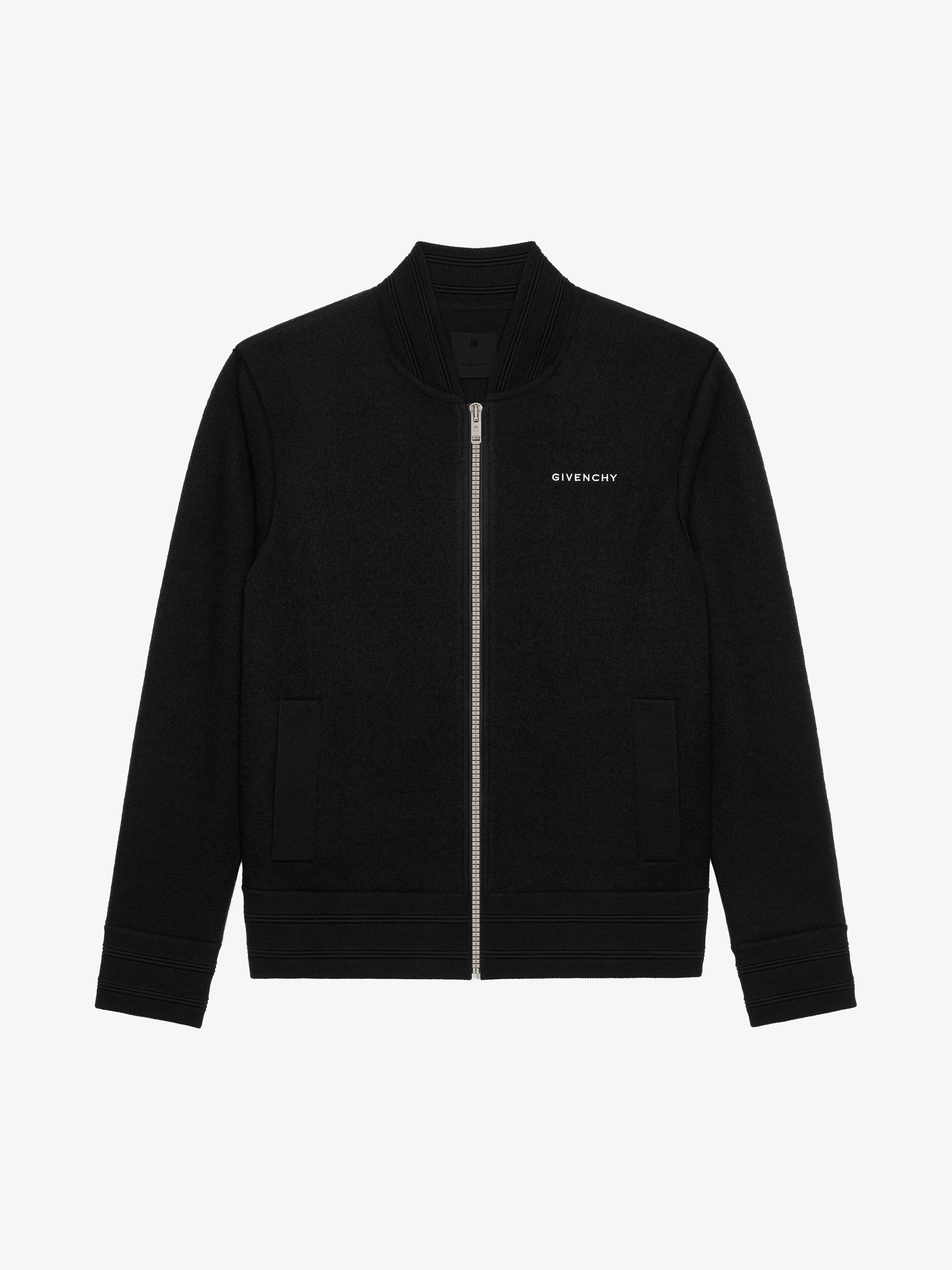 BOMBER JACKET IN WOOL - 1